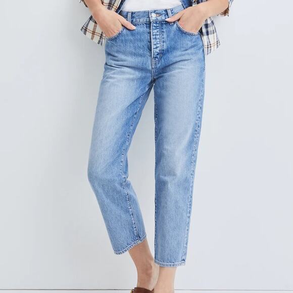 Veronica Beard Jeans High Rise Straight Leg Ankle Size 32 New - Picture 1 of 7